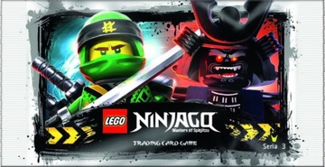 Karty lego ninjago TCG seria 3 , saszetki UNIKAT !!!!!!