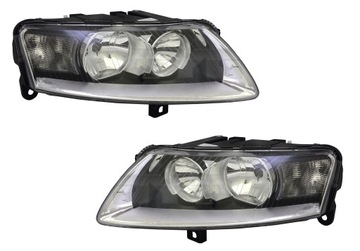 AUDI A6 4F C6 LIFT 08-11 H7/H15 NOWE LAMPY KOMPLET