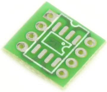 PŁYTKA DRUKOWANA SOP8 DIP8 ROTATED 90 __ PCB-078