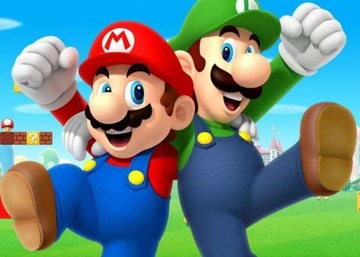OPŁATEK na tort SUPER MARIO gruby, nasyc. kol. 24h