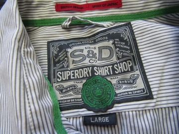 Superdry JAPAN STYLE ORYGINAL KOSZULA W PASKI/ M