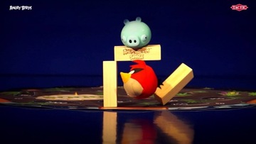 TACTIC ANGRY BIRDS - CZERWONY PTAK+KLOCEK 40635