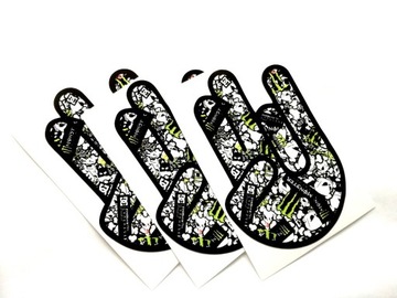 SHOCKER HAND MONSTER naklejka sticker