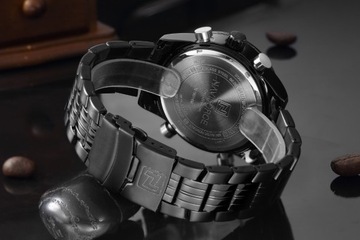 Мужские часы NAVIFORCE Стальной БРАСЛЕТ 6 цветов!