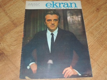 EKRAN 31/1970 A. Łapicki, G. Holoubek, P. Etaix