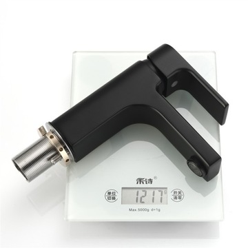 фото ориг. №6, Washbasin faucet freestanding black matte royal