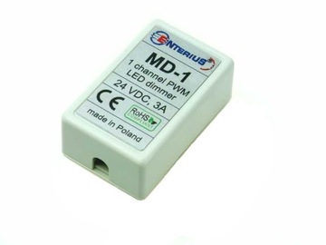 Ściemniacz LED Enterius MD-1 biały 3A 24V DC