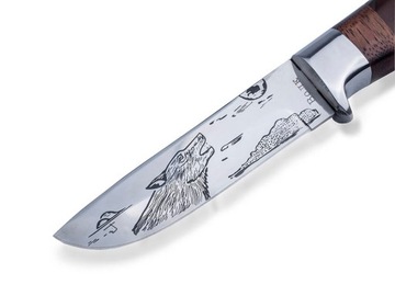 ОХОТНИЧИЙ НОЖ ВОЛК Finka Military Case N215D