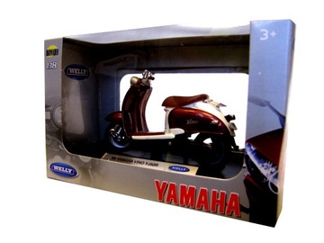 МОТОЦИКЛ '99 YAMAHA VINO YJ50R МОТОР 1:18 WELLY