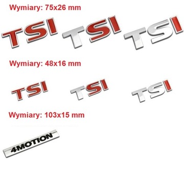 ЭМБЛЕМА VW TSI TDI GOLF PASSAT ХРОМ