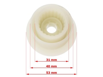KOŁO ZĘBATKA REDUKTORA NASTAWNIKA BMW X3 X5 X6