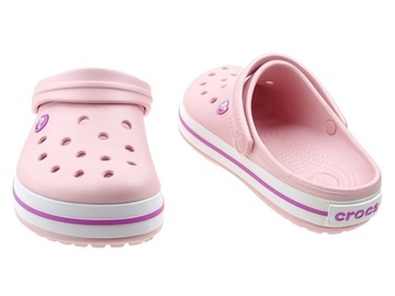 Klapki Crocs Crocband 11016 pink róż 37/38 M5