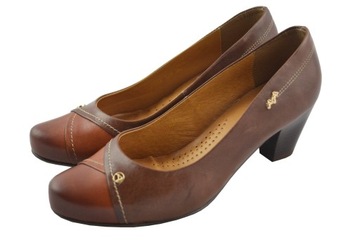 AGA BROWN LEATHER PUMP r37 АКЦИЯ-ХИТ БУТОМАНИЯ