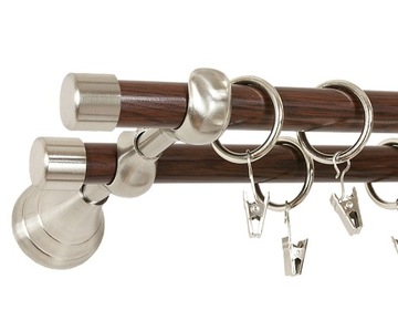 KARNISZ 160 cm PODWÓJNY 1,6 mb CLASSIC karnisze.