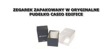 Zegarek Męski CASIO EDIFICE EFR-552D-1A2 + BOX CAS