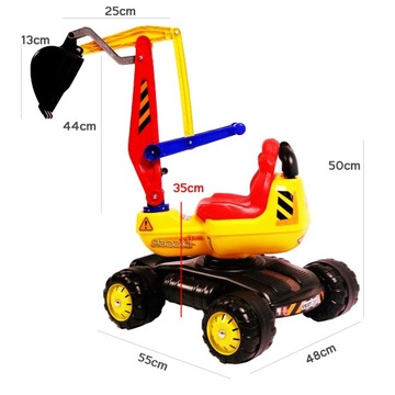 БОЛЬШОЙ ТРАКТОР-экскаватор ТРАКТОР-ГРУЗОВИК с ездой