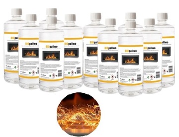 ZESTAW BIOPALIWO bioetanol 11L + EFEKT ŻARZENIA glow flame