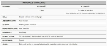 NOWOCZESNE ZASŁONY WYCINANE LASEROWO BALANCE 1,50m