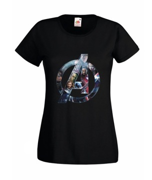 XS KOSZULKA DAMSKA Avengers THOR BOHATER Iron Man