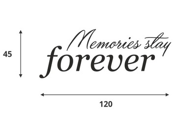 3D деревянная настенная надпись «Воспоминания остаются навсегда»