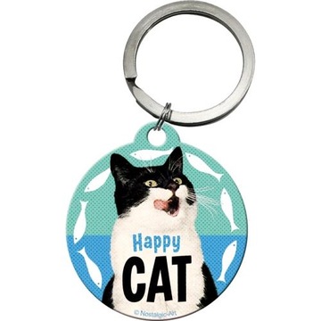 Металлический брелок Happy Cat Nostalgic 48015