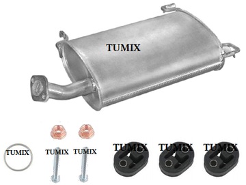 KOMPLET TŁUMIK KOŃCOWY NISSAN PRIMERA 1.8 82kW