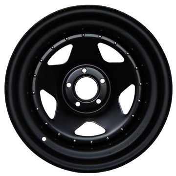 FELGI STALOWE CZARNY MAT 17X8 5X127 ET20 CB 71,6 Wrangler JK JL WJ WK WH