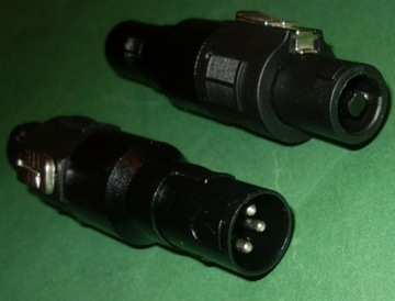 Переходник speacon spikon plug/XLR 3p (2485)