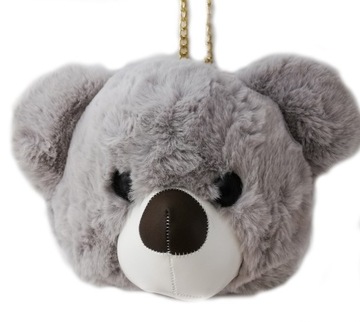 TOREBKA MIŚ FUTERKO POMPON TEDDY