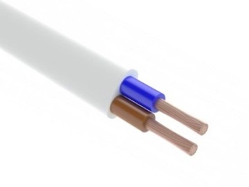 КАБЕЛЬ OMYp 2x1 300/300В ПЛОСКАЯ ЖИЛАЯ ЭЛЕКТРИЧЕСКАЯ ЛИНИЯ 100М