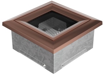 фото ориг. №5, Lattice coated grilles 11om brown