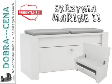Skrzynia Marine weranda przedpokój szafka na buty