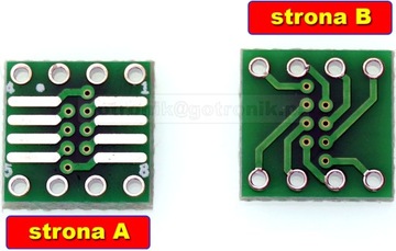 Płytka drukowana uniwersalna SO8 na DIP8 _ PCB-118