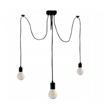 LAMPA WISZĄCA SUFITOWA 3 RAMIENNA LOFT ŻYRANDOL