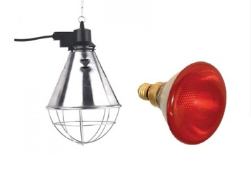 OGRZEWACZ LAMPA GRZEWCZA NAPROMIENNIK ŻARÓWKA KPL.