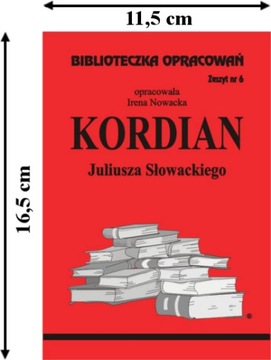 Kordian Biblioteczka Opracowa Юлиуша Словацкого