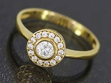 Zlatý prsteň 585 klasic R-16 Rokarte