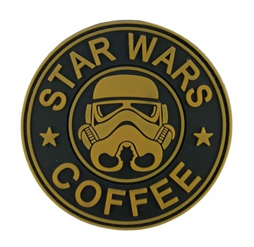 STAR WARS COFFEE Morale Patch 3D PVC naszywka