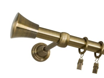 Karnisz Bojanek pojedynczy 19mm TAZZA 320cm METAL