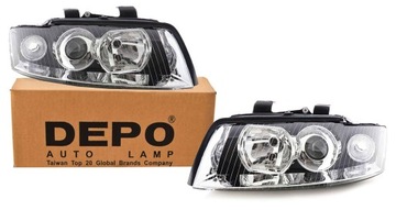 Reflektory Lampy AUDI A4 B6 2000-2004 kpl L+P DEPO