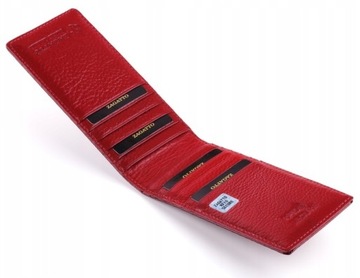 Zagatto Skórzane etui na karty RFID pudełko Slim