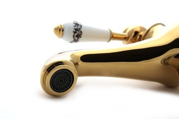фото ориг. №5, Washbasin faucet gold gloss retro royal new