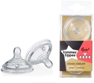 TOMMEE TIPPEE Smoczki Do Butelki CTN KASZKA 2 szt