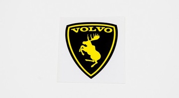 Naklejka Volvo łoś czarna