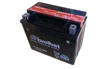 Akumulator Novelbat YTX12-BS 12V 10Ah. Nowy.Skuter