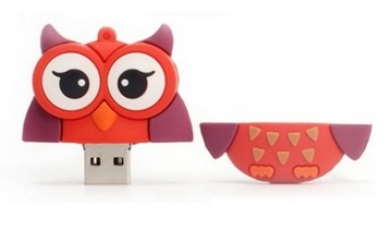 USB-ПЕРЕДНИК 128 ГБ ЧУДЕСНАЯ СОВА, МЕДВЕДЬ, ЖИВОТНЫЕ, СКАЗКА