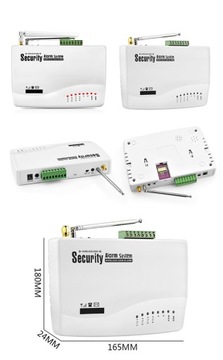 ALARM GSM Z POWIADOMIENIAMI SMS KAMERA + Mikrofon