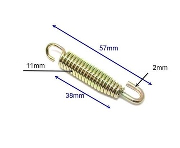 Коллектор глушителя, пружина 57мм Akrapovic