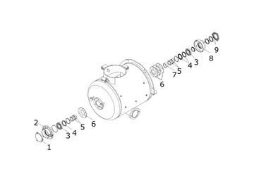 Корпус переднего подшипника Putzmeister Brinkmann orig