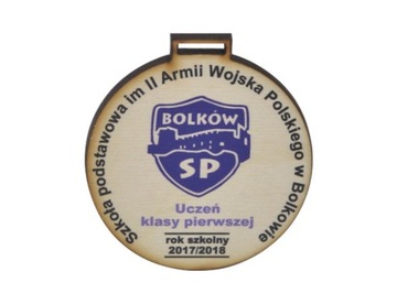 medal okolicznościowy pamiątka sklejka 8x8cm 50szt